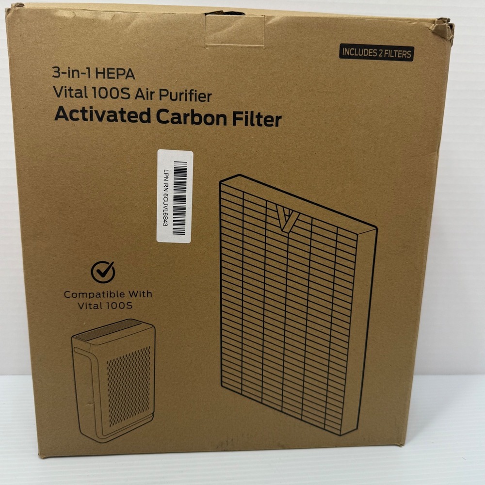 Vital 100S 3-in-1‎ HEPA & Activated Carbon Replacement Filter – 2-Pack Open Box